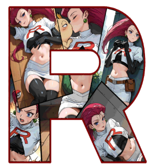 Team Rocket Stickers Jessie